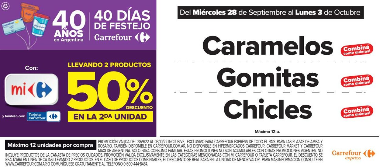 Folleto Carrefour 28.09.2022 - 03.10.2022