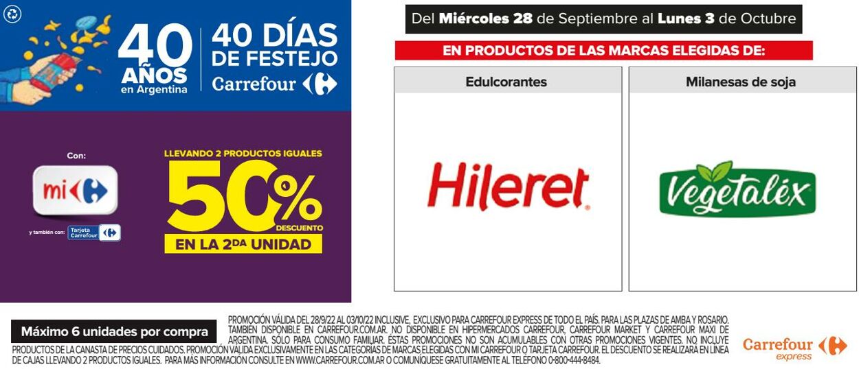 Folleto Carrefour 28.09.2022 - 03.10.2022