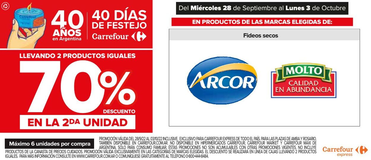 Folleto Carrefour 28.09.2022 - 03.10.2022