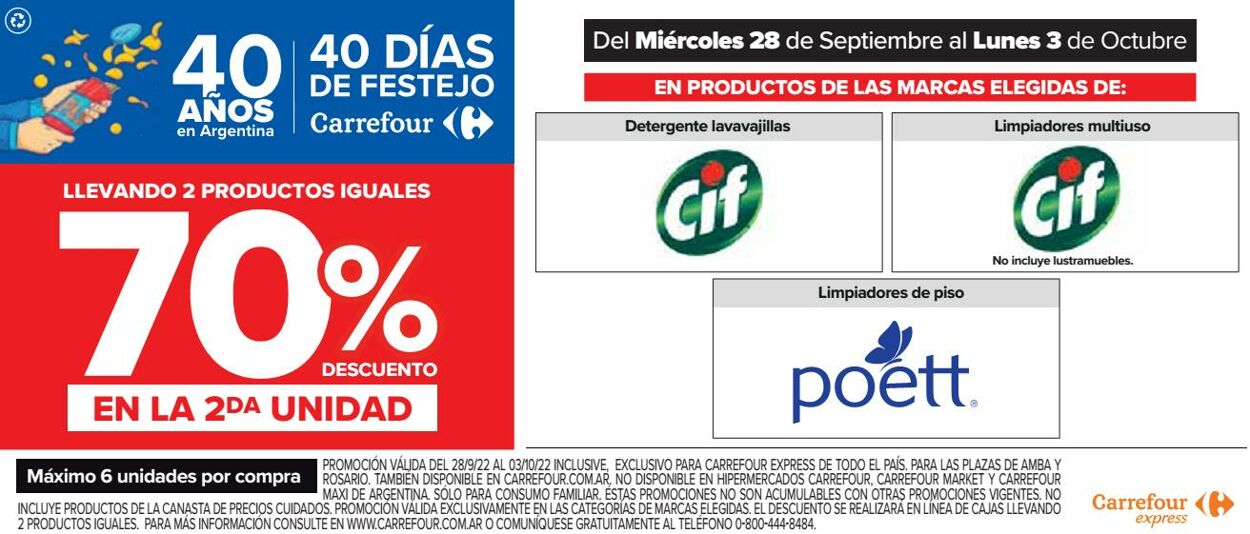 Folleto Carrefour 28.09.2022 - 03.10.2022