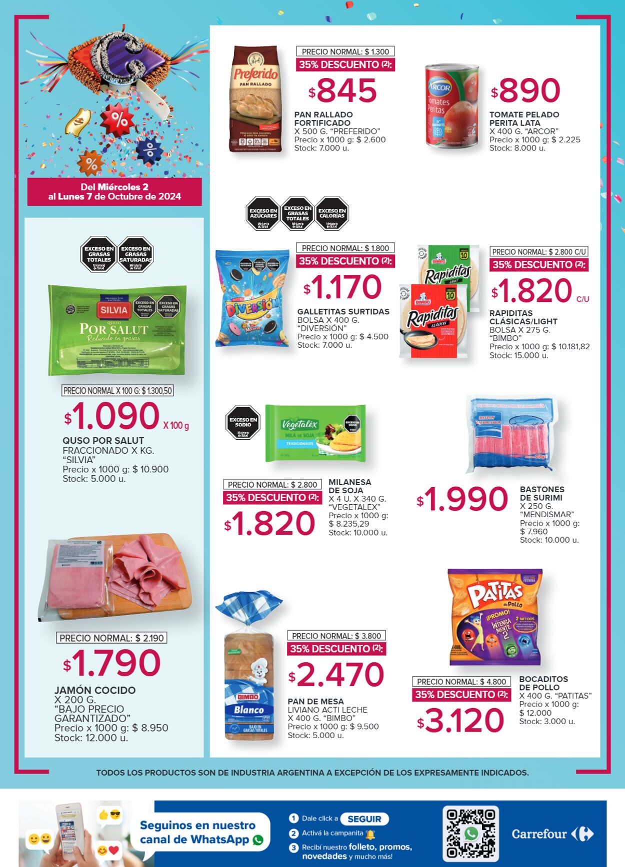 Folleto Carrefour 02.10.2024 - 07.10.2024