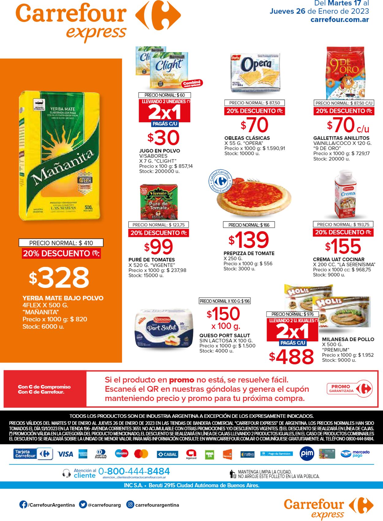 Folleto Carrefour 17.01.2023 - 26.01.2023