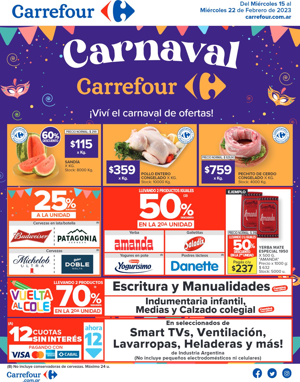 Folleto Carrefour 15.02.2023 - 22.02.2023