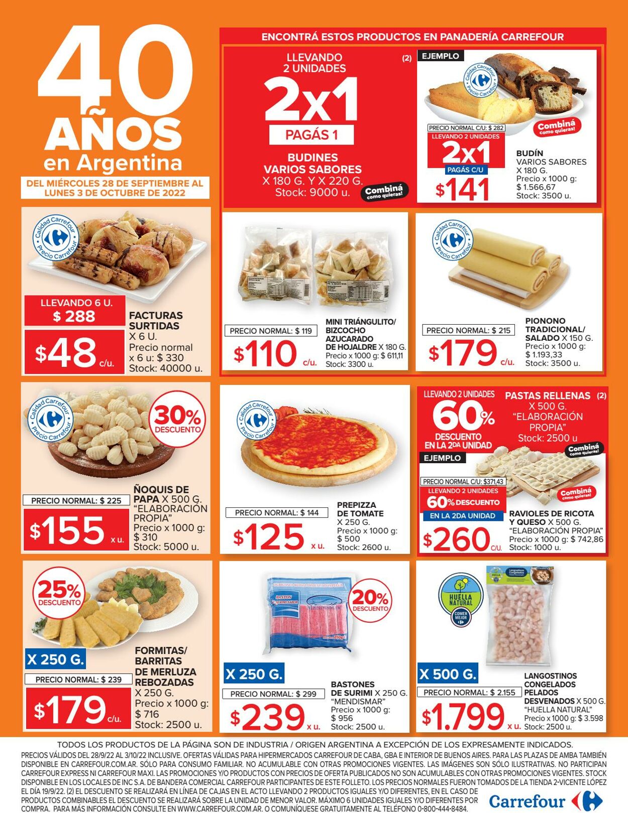 Folleto Carrefour 28.09.2022 - 03.10.2022