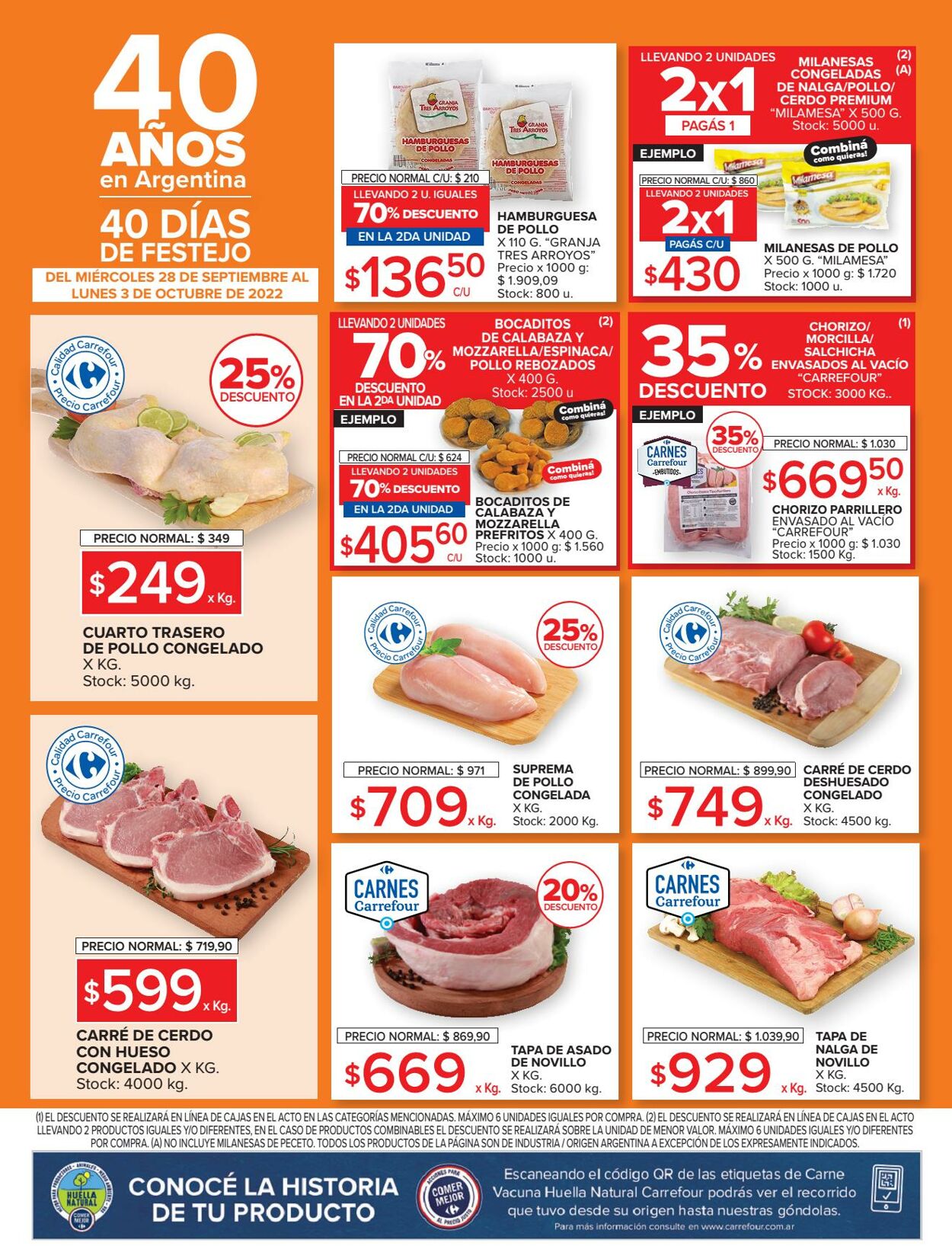 Folleto Carrefour 28.09.2022 - 03.10.2022