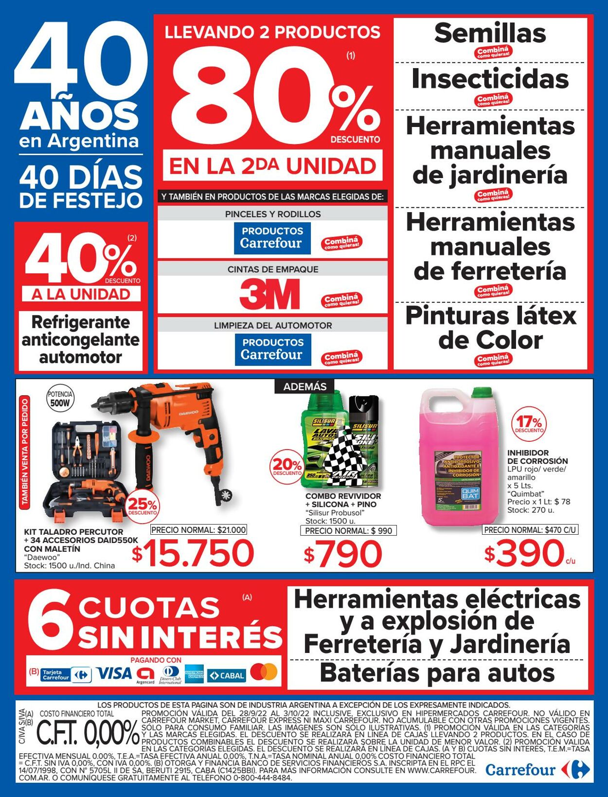 Folleto Carrefour 28.09.2022 - 03.10.2022