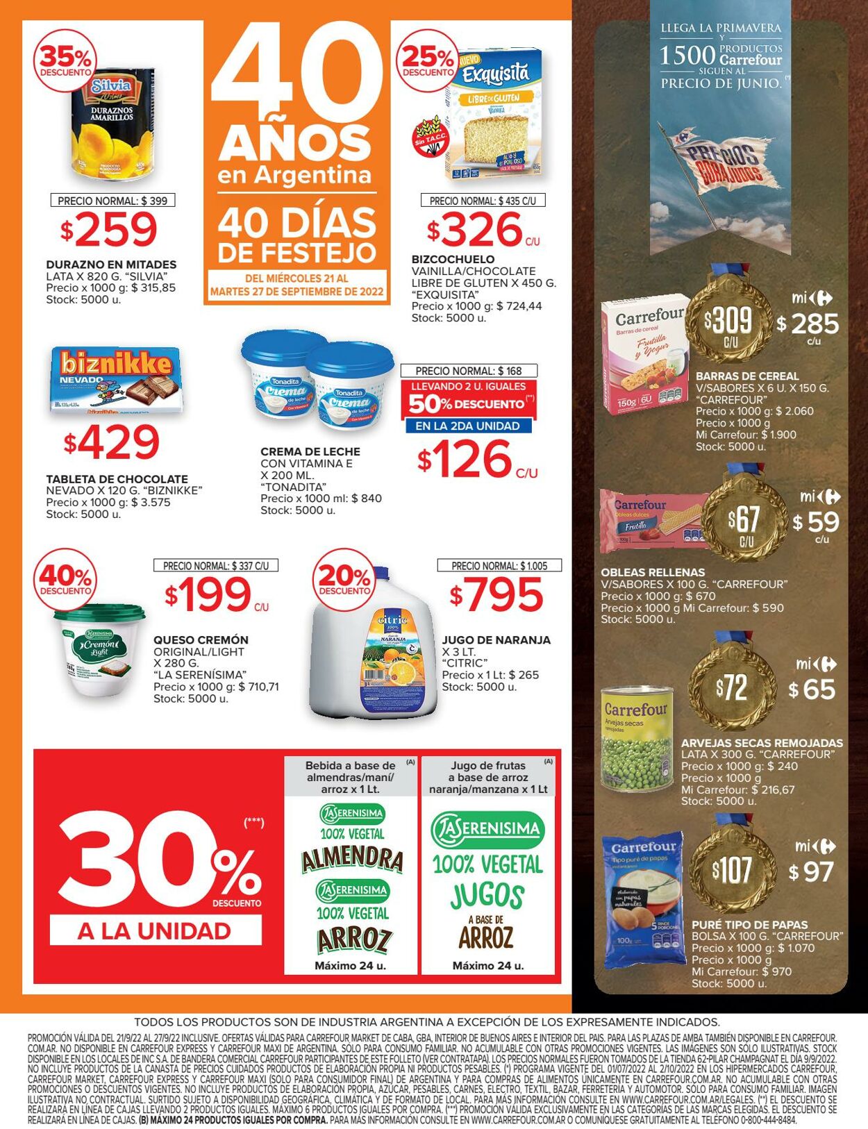 Folleto Carrefour 21.09.2022 - 27.09.2022