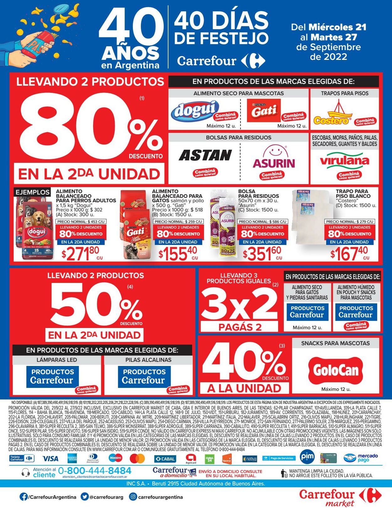 Folleto Carrefour 21.09.2022 - 27.09.2022