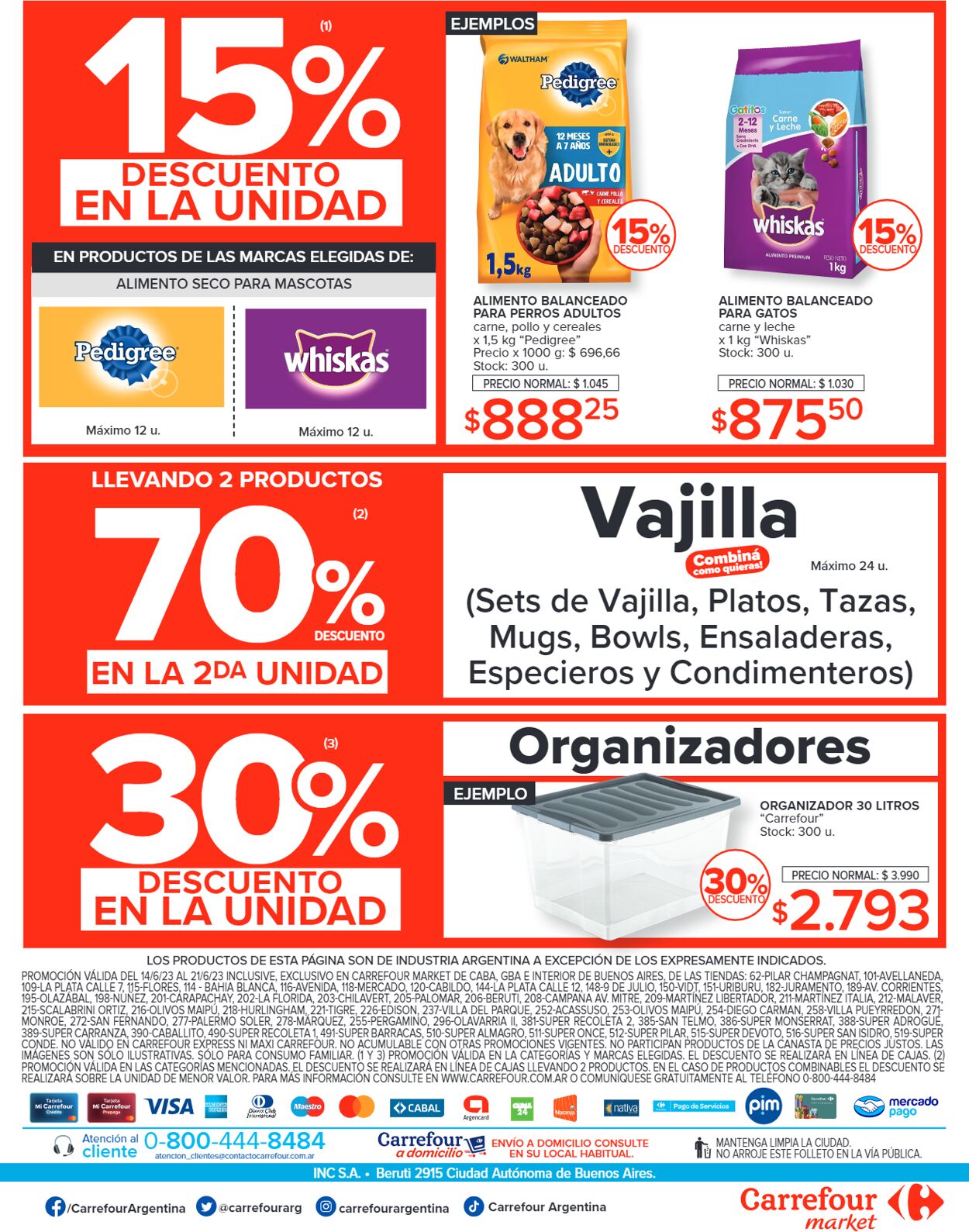 Folleto Carrefour 14.06.2023 - 21.06.2023