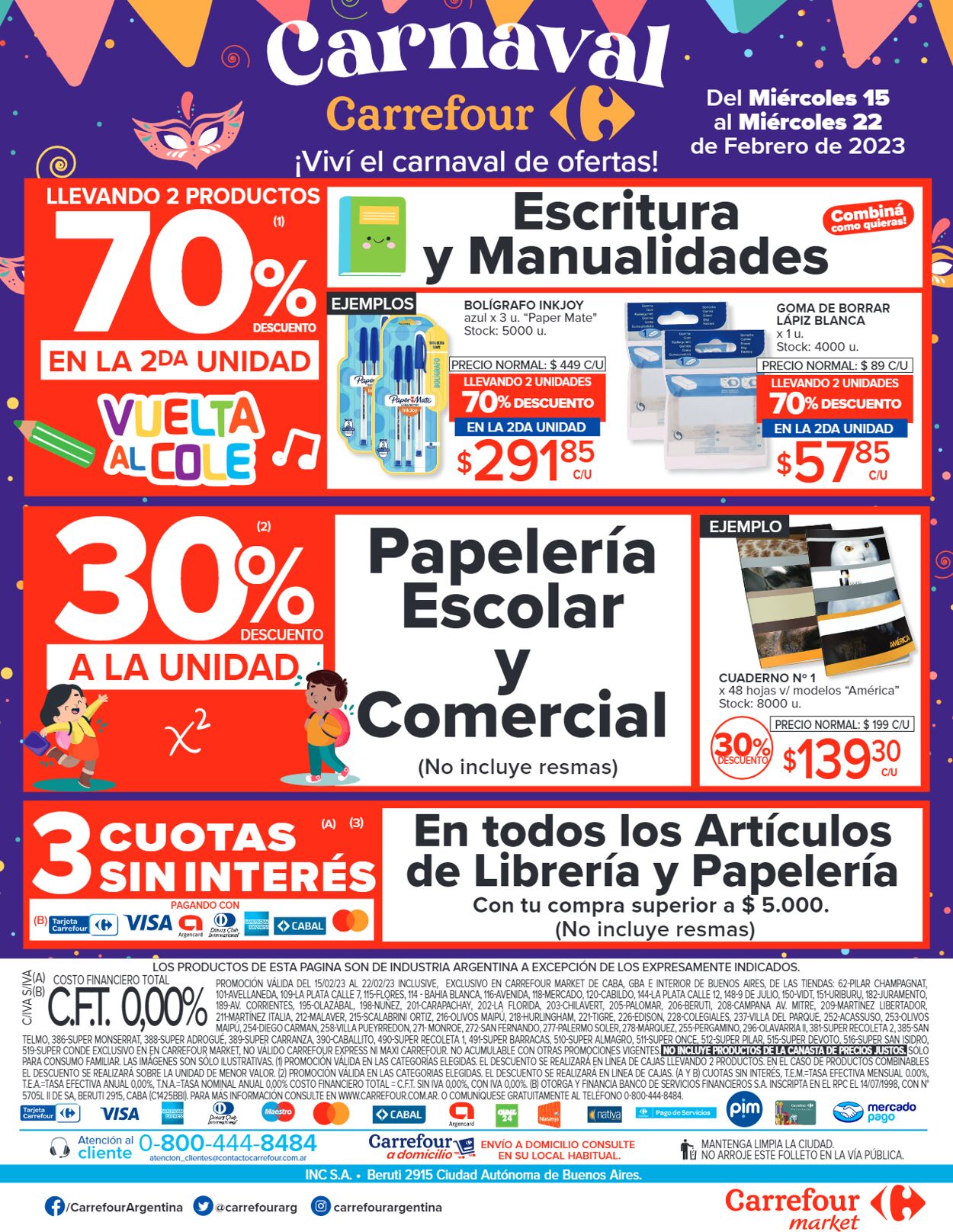 Folleto Carrefour 15.02.2023 - 22.02.2023