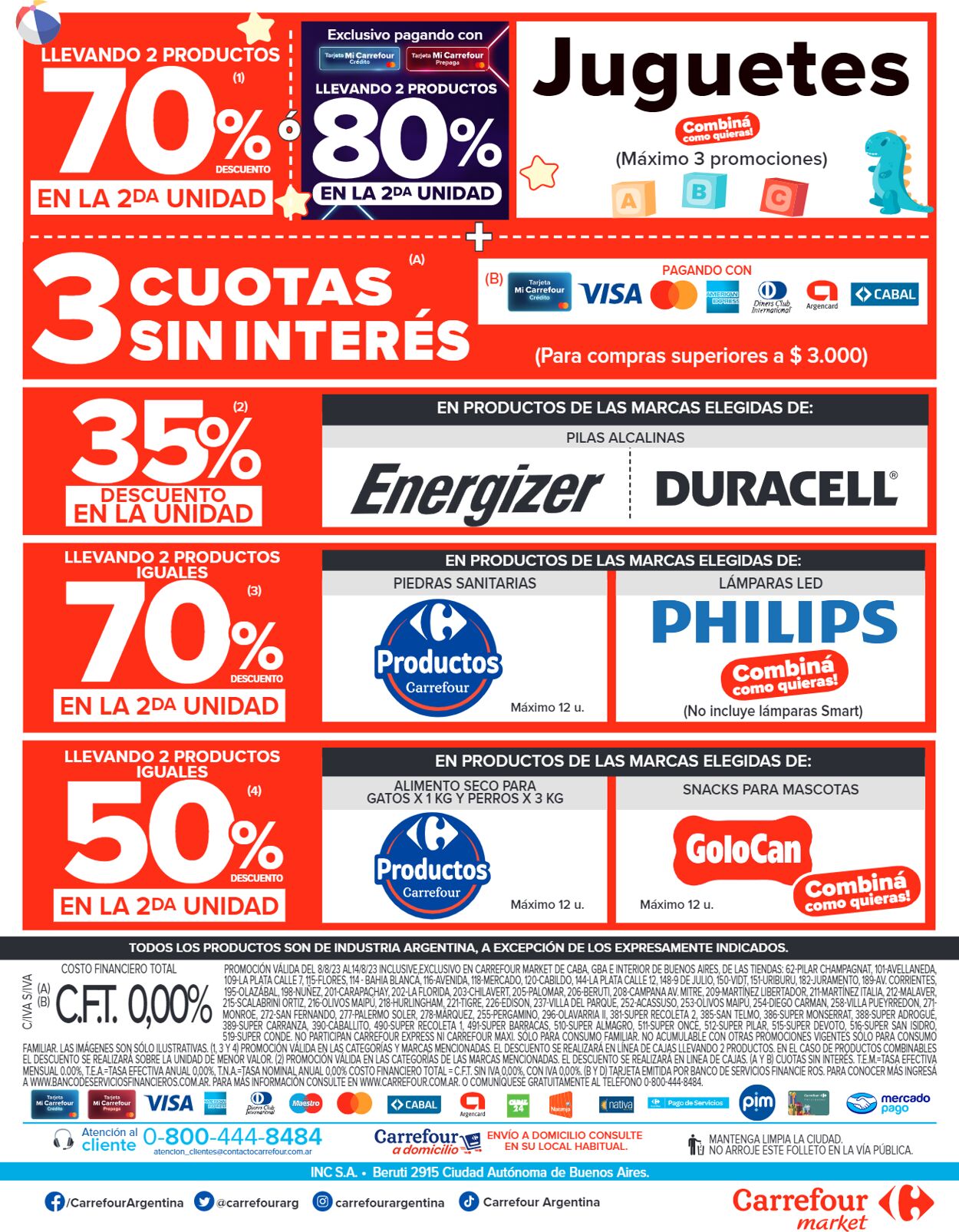 Folleto Carrefour 08.08.2023 - 14.08.2023