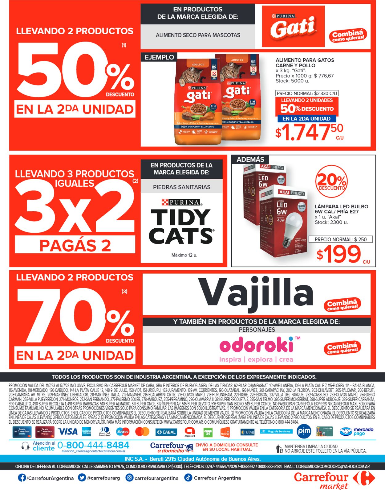 Folleto Carrefour 11.07.2023 - 17.07.2023