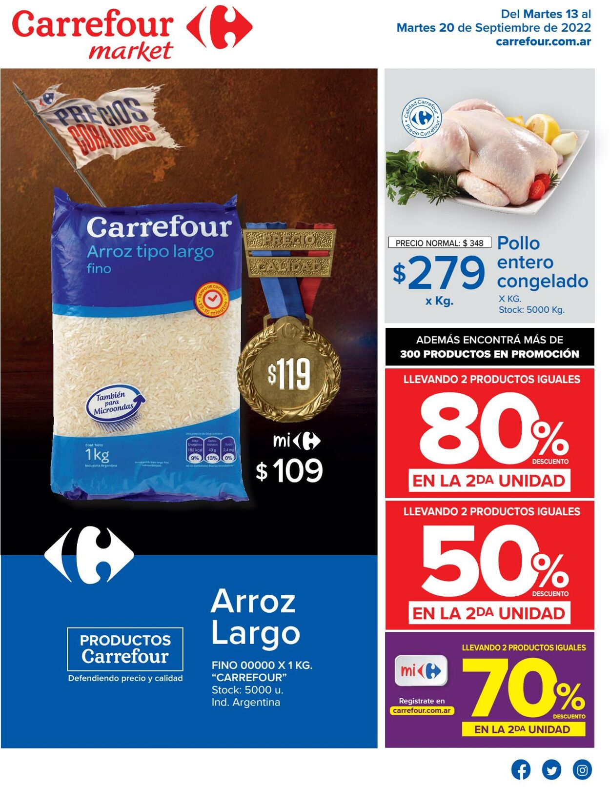 Folleto Carrefour 13.09.2022 - 20.09.2022