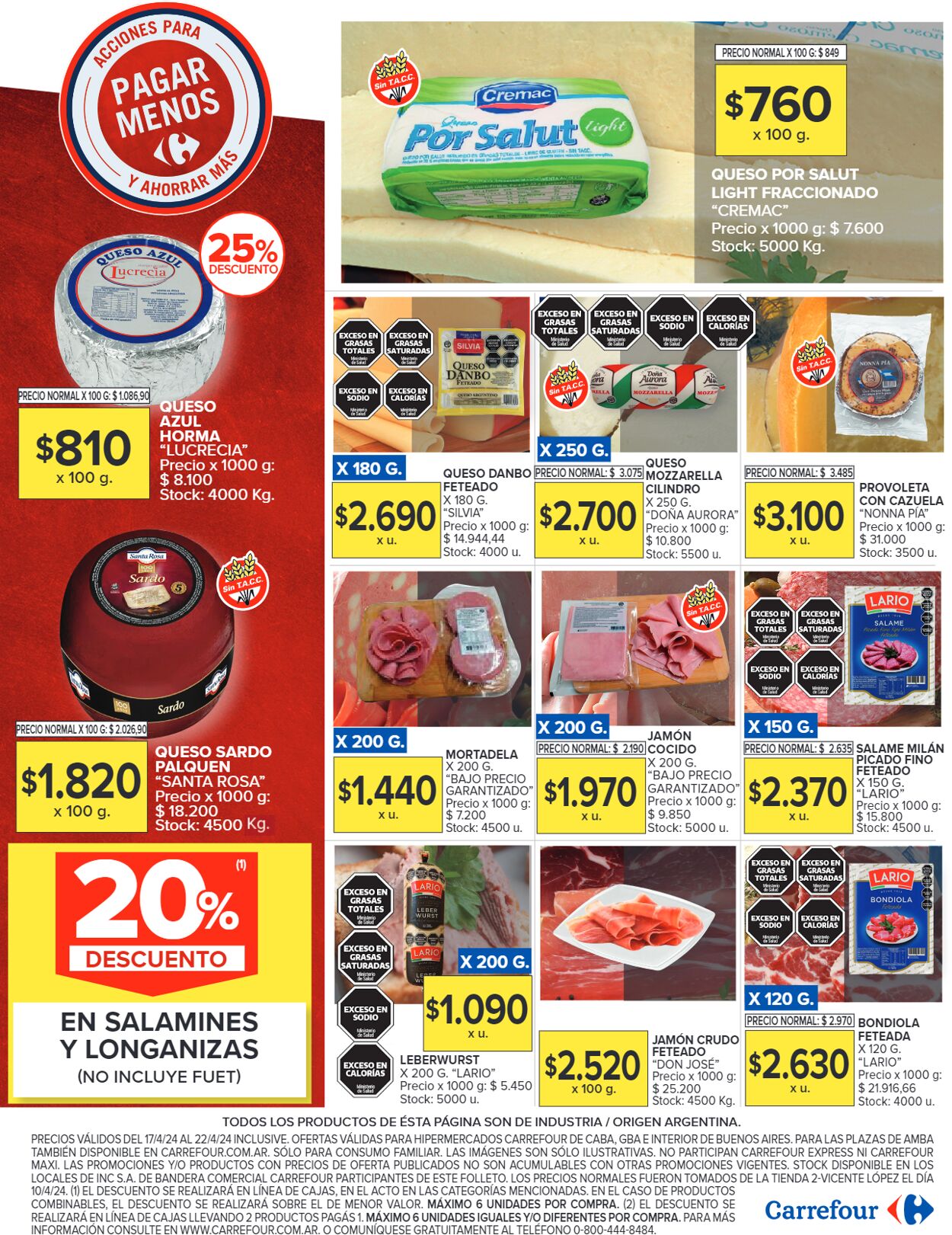 Folleto Carrefour 17.04.2024 - 22.04.2024