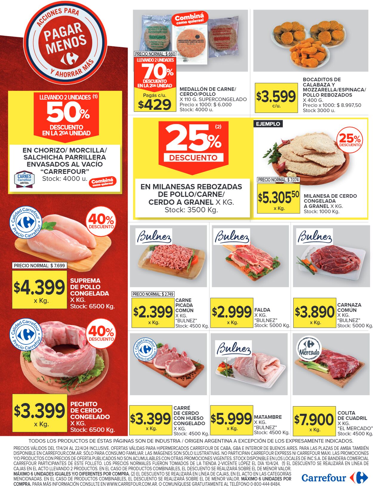 Folleto Carrefour 17.04.2024 - 22.04.2024