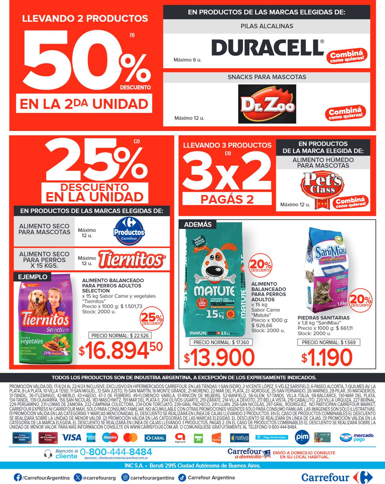 Folleto Carrefour 17.04.2024 - 22.04.2024