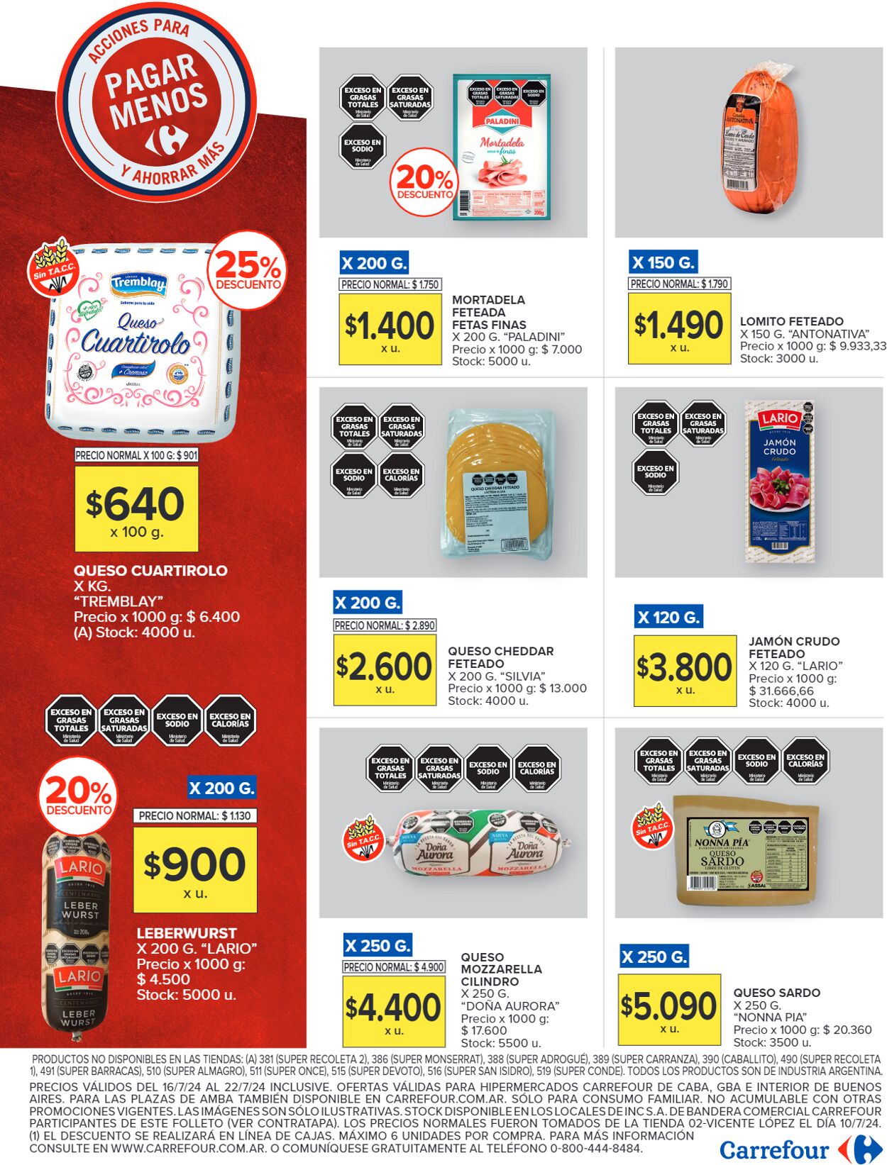 Folleto Carrefour 16.07.2024 - 22.07.2024