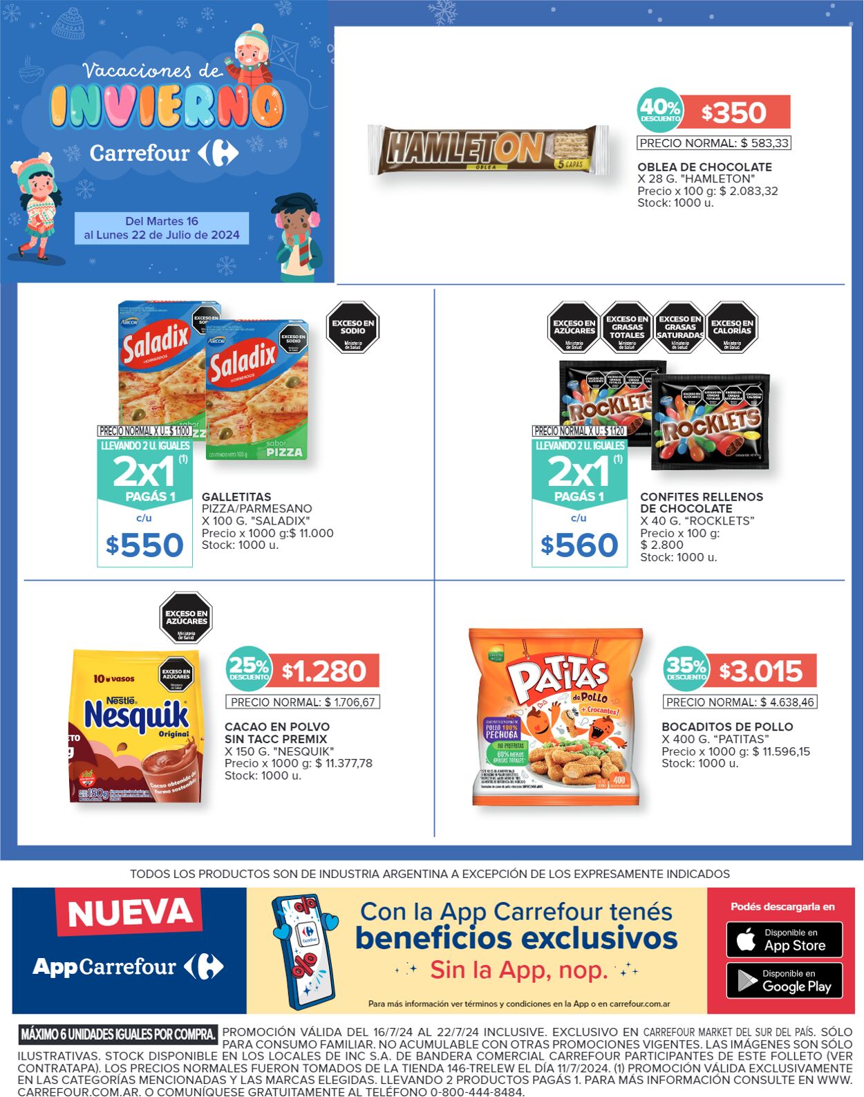 Folleto Carrefour 16.07.2024 - 22.07.2024