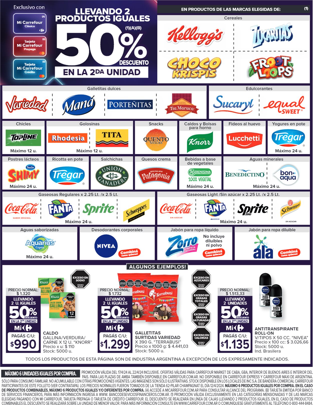 Folleto Carrefour 17.04.2024 - 22.04.2024