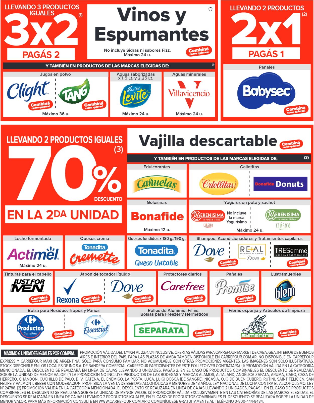 Folleto Carrefour 17.04.2024 - 22.04.2024