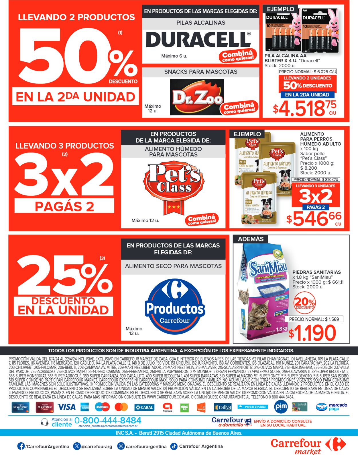 Folleto Carrefour 17.04.2024 - 22.04.2024