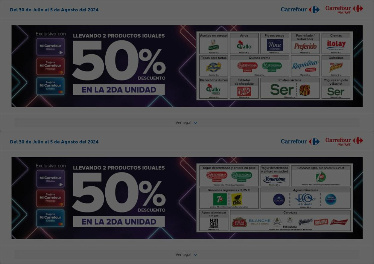 Folleto Carrefour 30.08.2024 - 05.09.2024