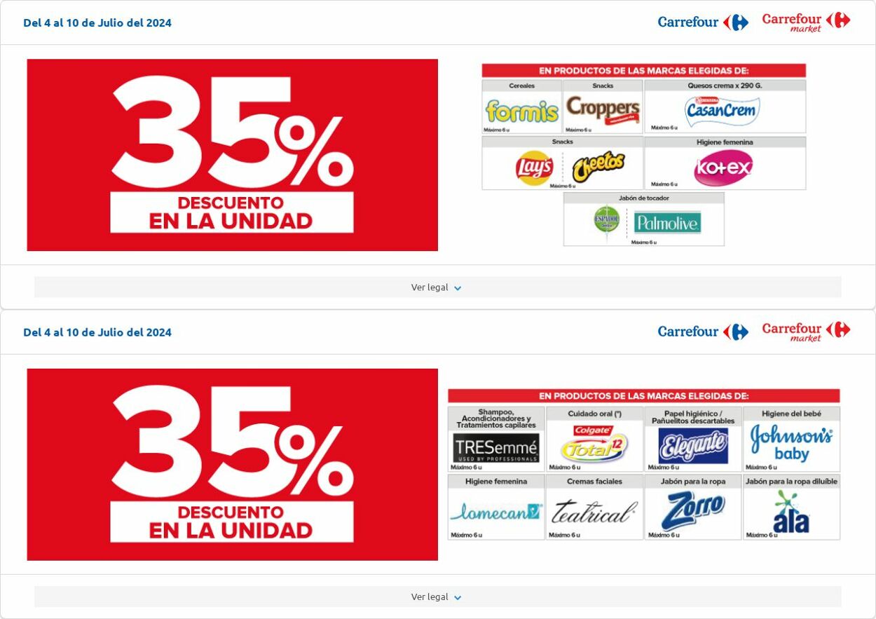 Folleto Carrefour 04.07.2024 - 10.07.2024