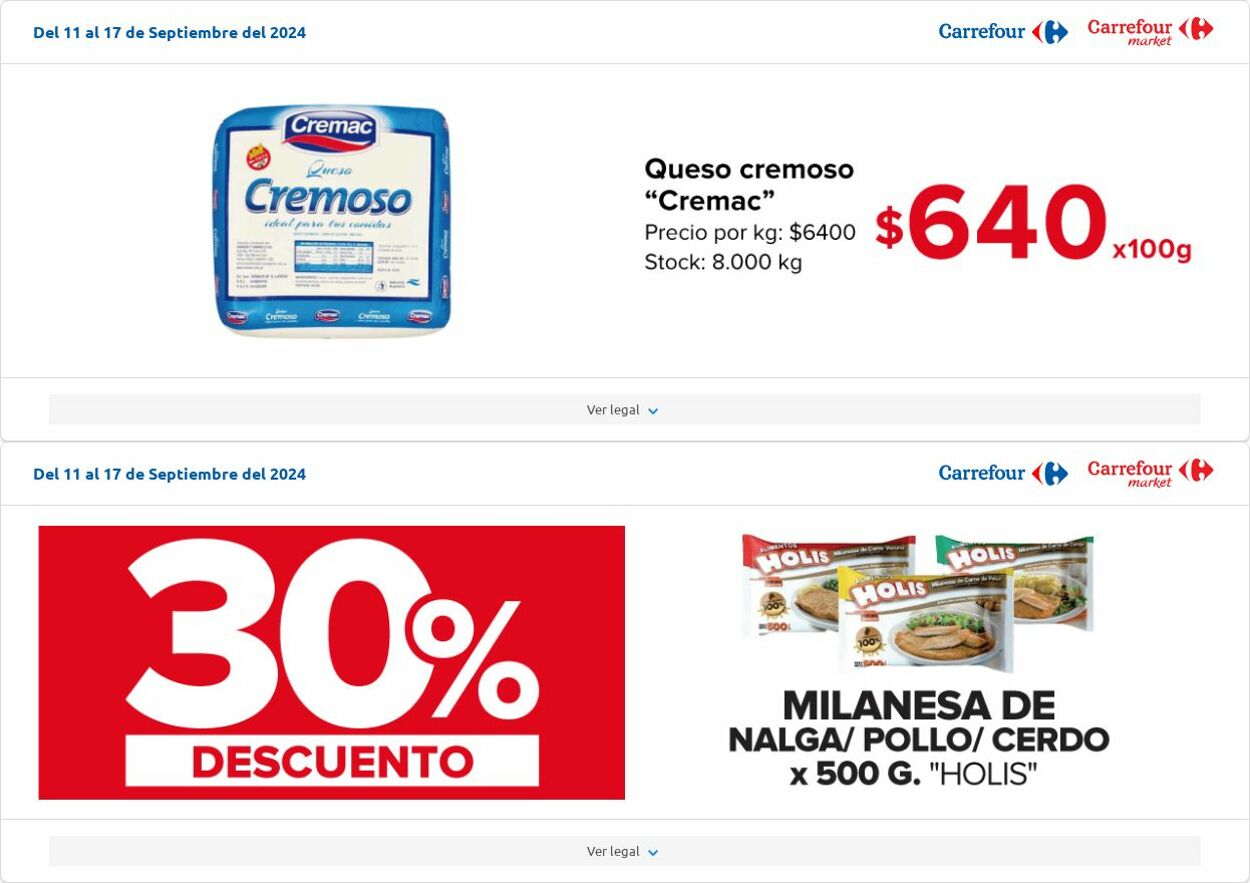 Folleto Carrefour 11.09.2024 - 17.09.2024