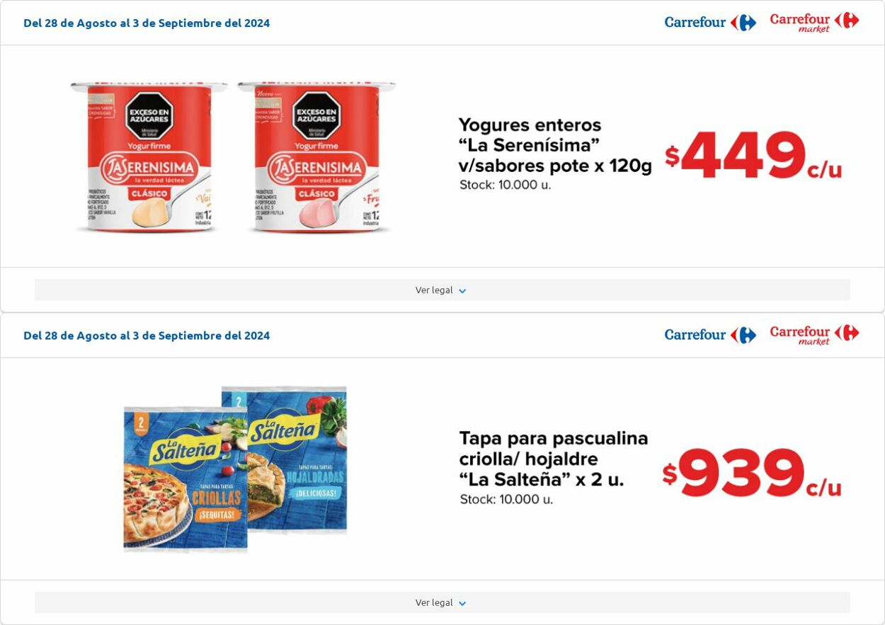 Folleto Carrefour 28.09.2024 - 03.10.2024