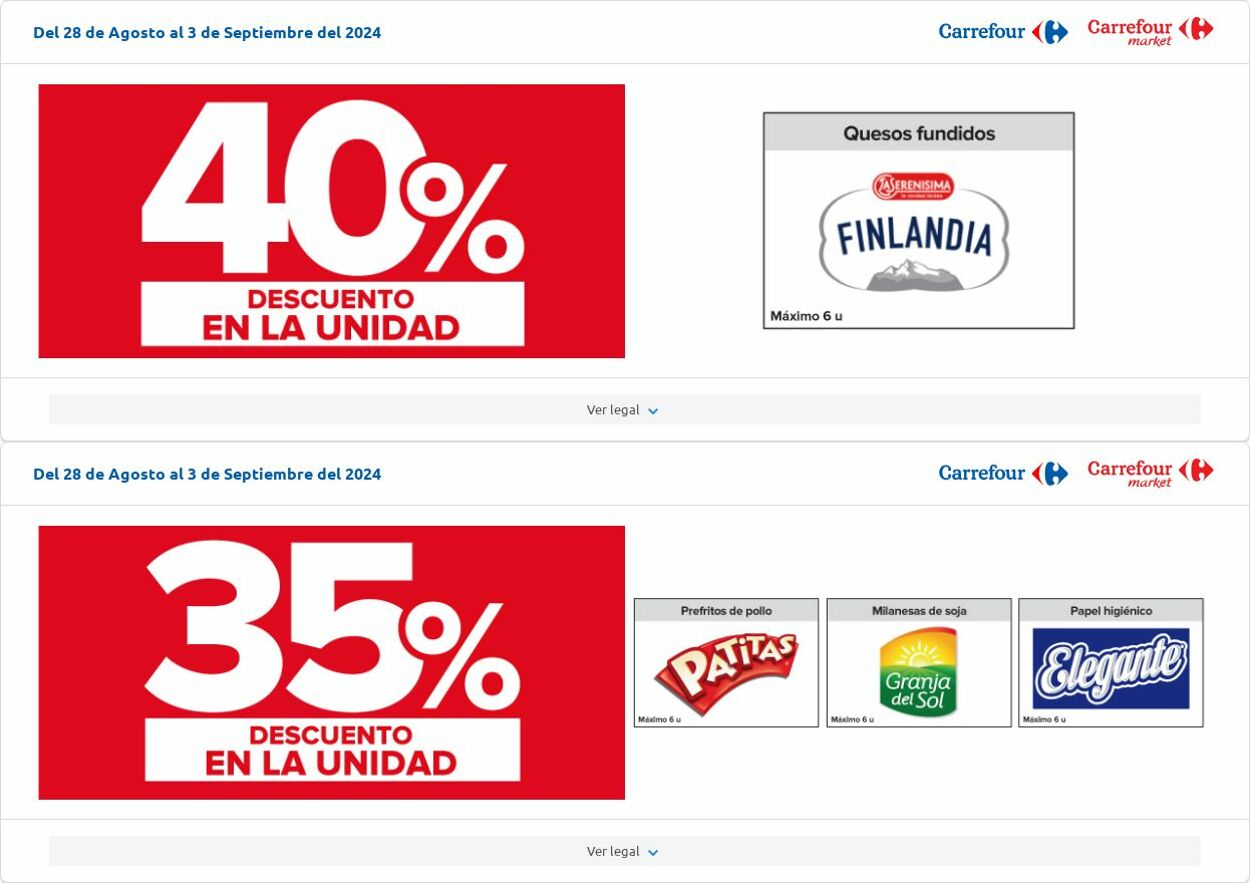 Folleto Carrefour 28.09.2024 - 03.10.2024