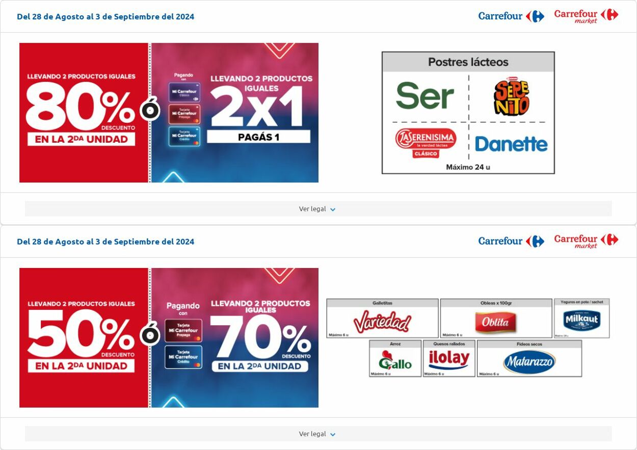 Folleto Carrefour 28.09.2024 - 03.10.2024