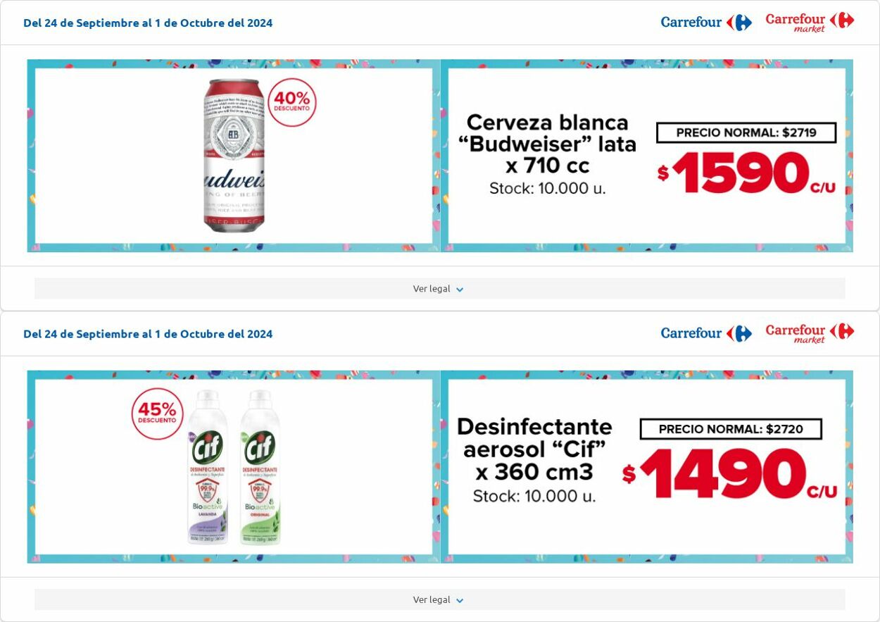 Folleto Carrefour 24.09.2024 - 01.10.2024