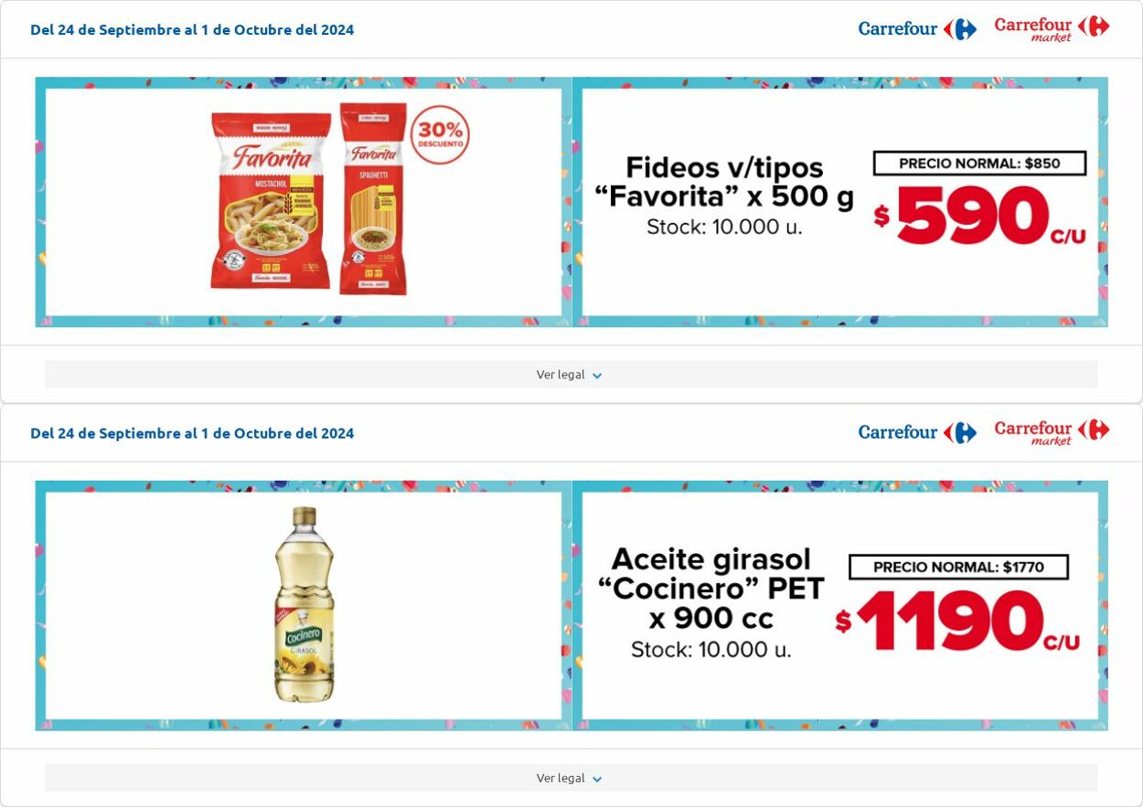 Folleto Carrefour 24.09.2024 - 01.10.2024