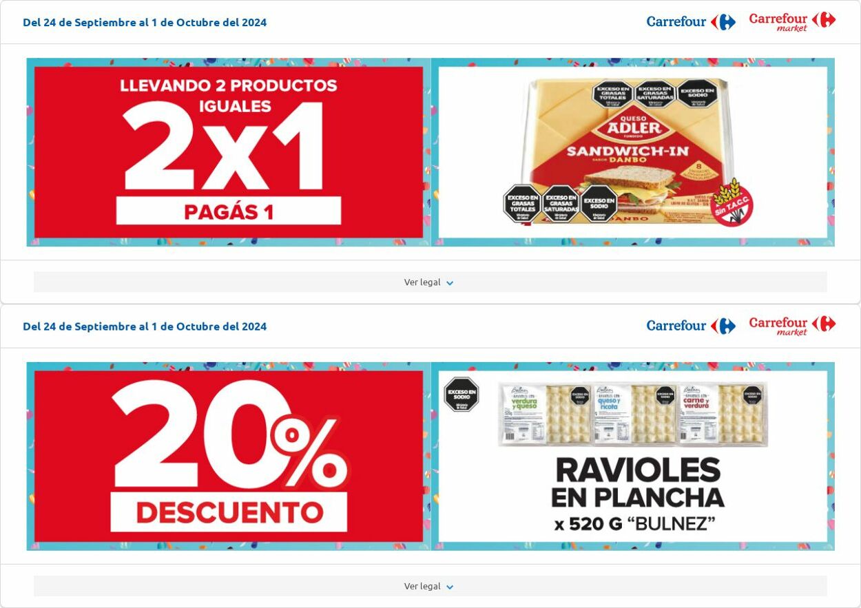 Folleto Carrefour 24.09.2024 - 01.10.2024