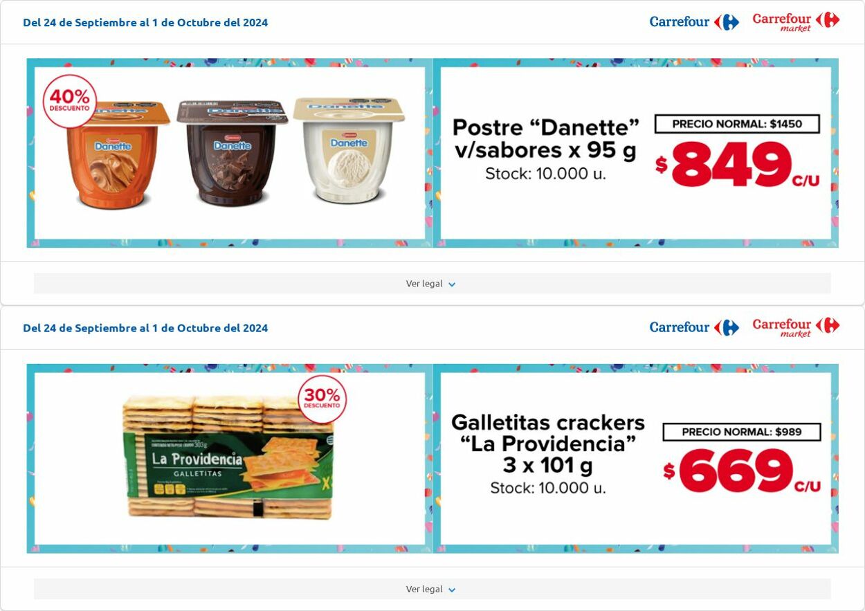 Folleto Carrefour 24.09.2024 - 01.10.2024