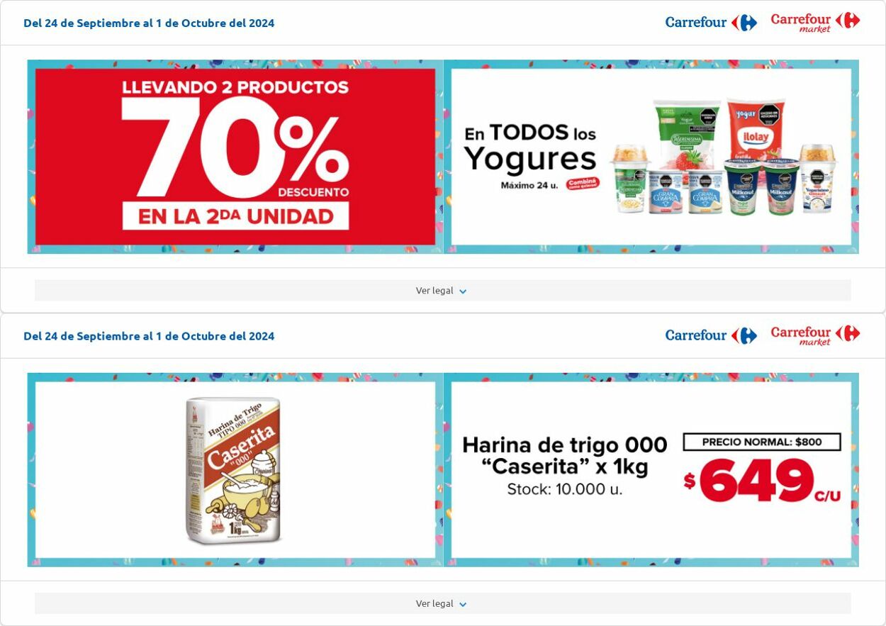 Folleto Carrefour 24.09.2024 - 01.10.2024