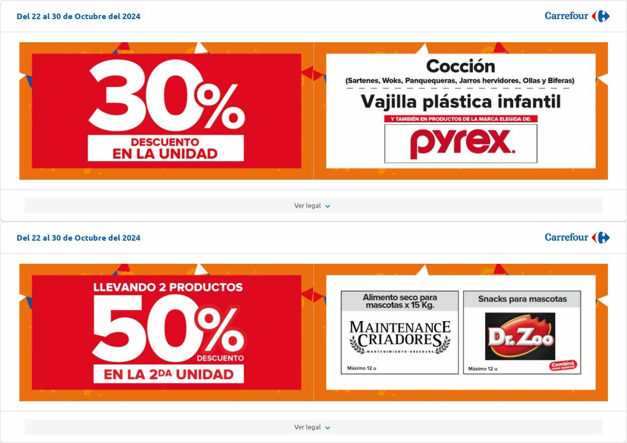 Folleto Carrefour 22.10.2024 - 30.10.2024