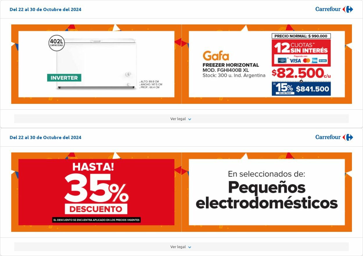 Folleto Carrefour 22.10.2024 - 30.10.2024