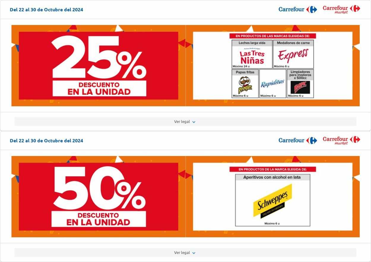 Folleto Carrefour 22.10.2024 - 30.10.2024