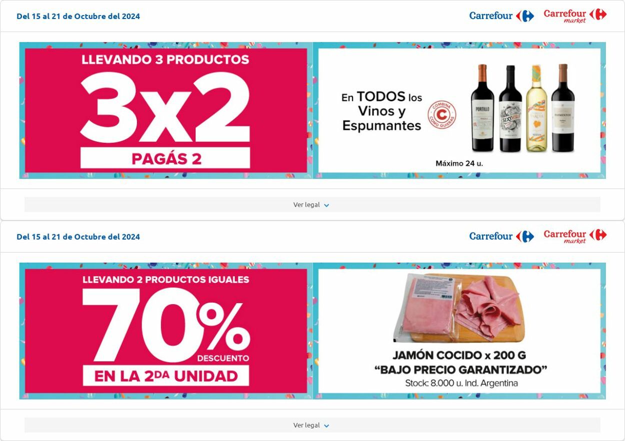 Folleto Carrefour 15.10.2024 - 21.10.2024