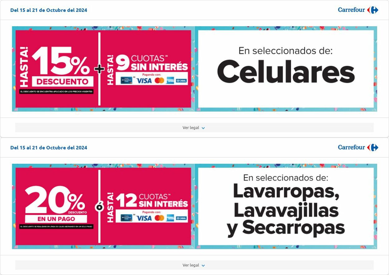 Folleto Carrefour 15.10.2024 - 21.10.2024