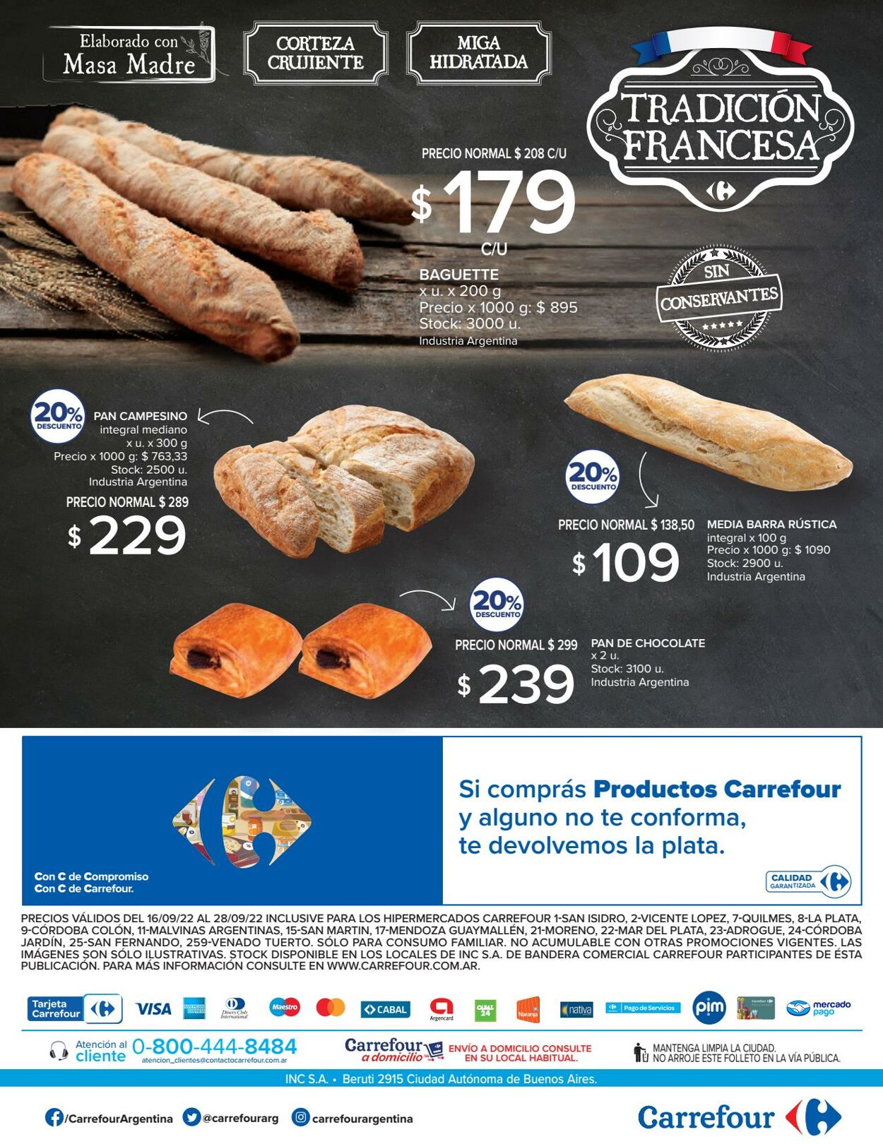 Folleto Carrefour 16.09.2022 - 28.09.2022