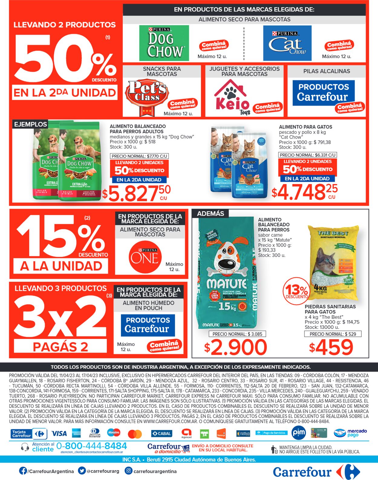 Folleto Carrefour 11.04.2023 - 17.04.2023