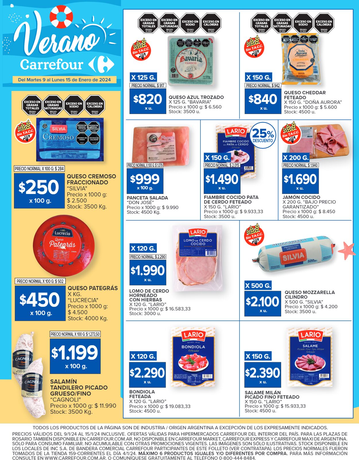 Folleto Carrefour 09.01.2024 - 15.01.2024