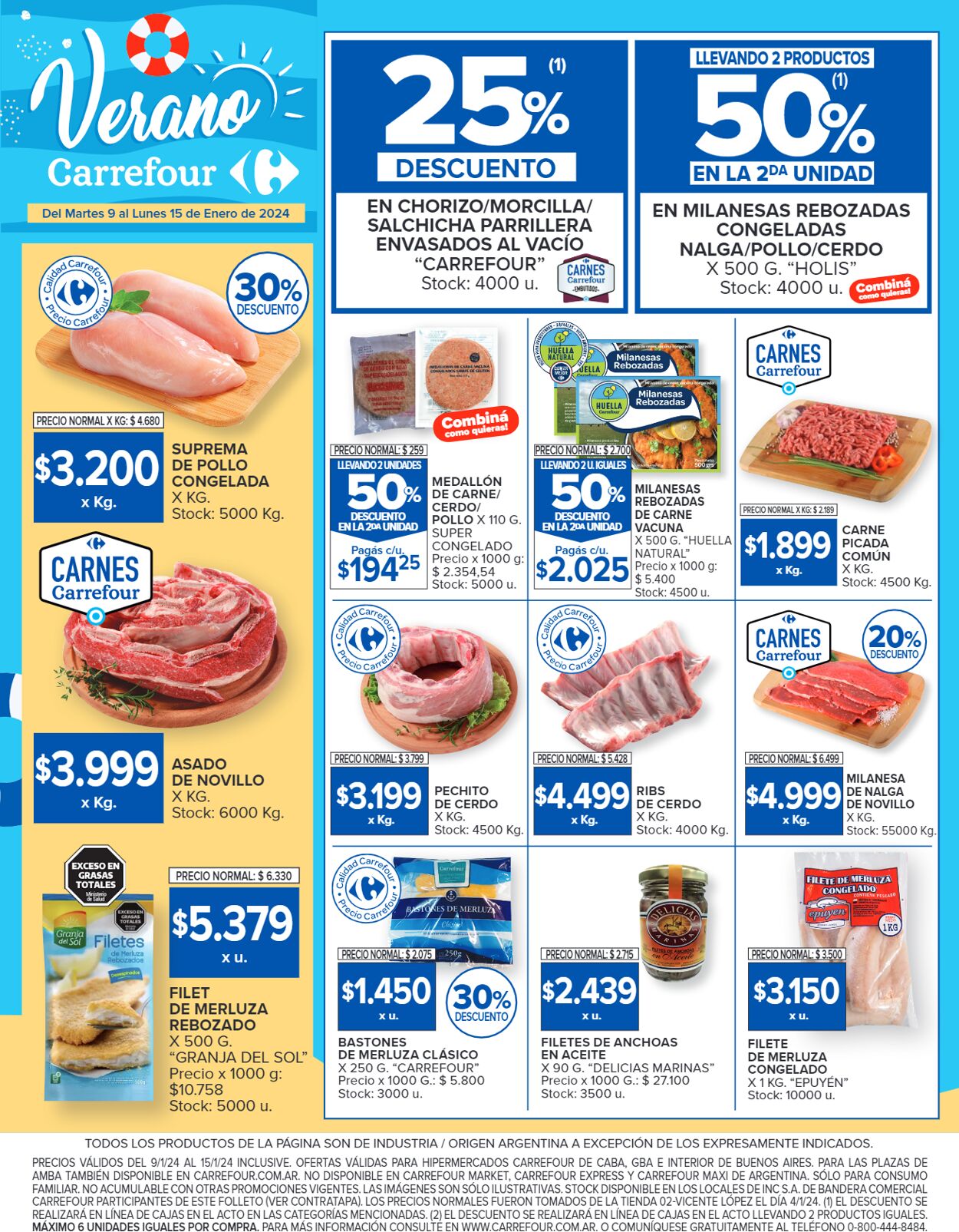 Folleto Carrefour 09.01.2024 - 15.01.2024