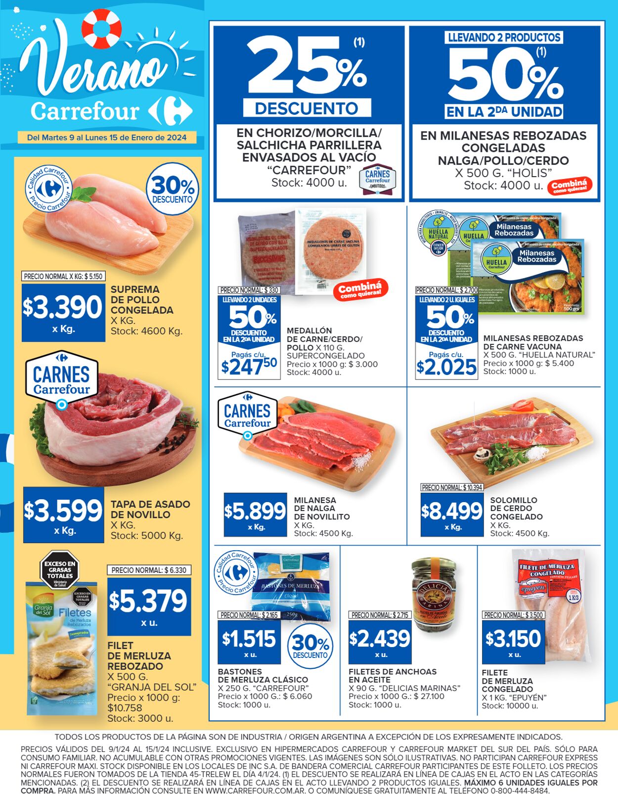 Folleto Carrefour 09.01.2024 - 15.01.2024