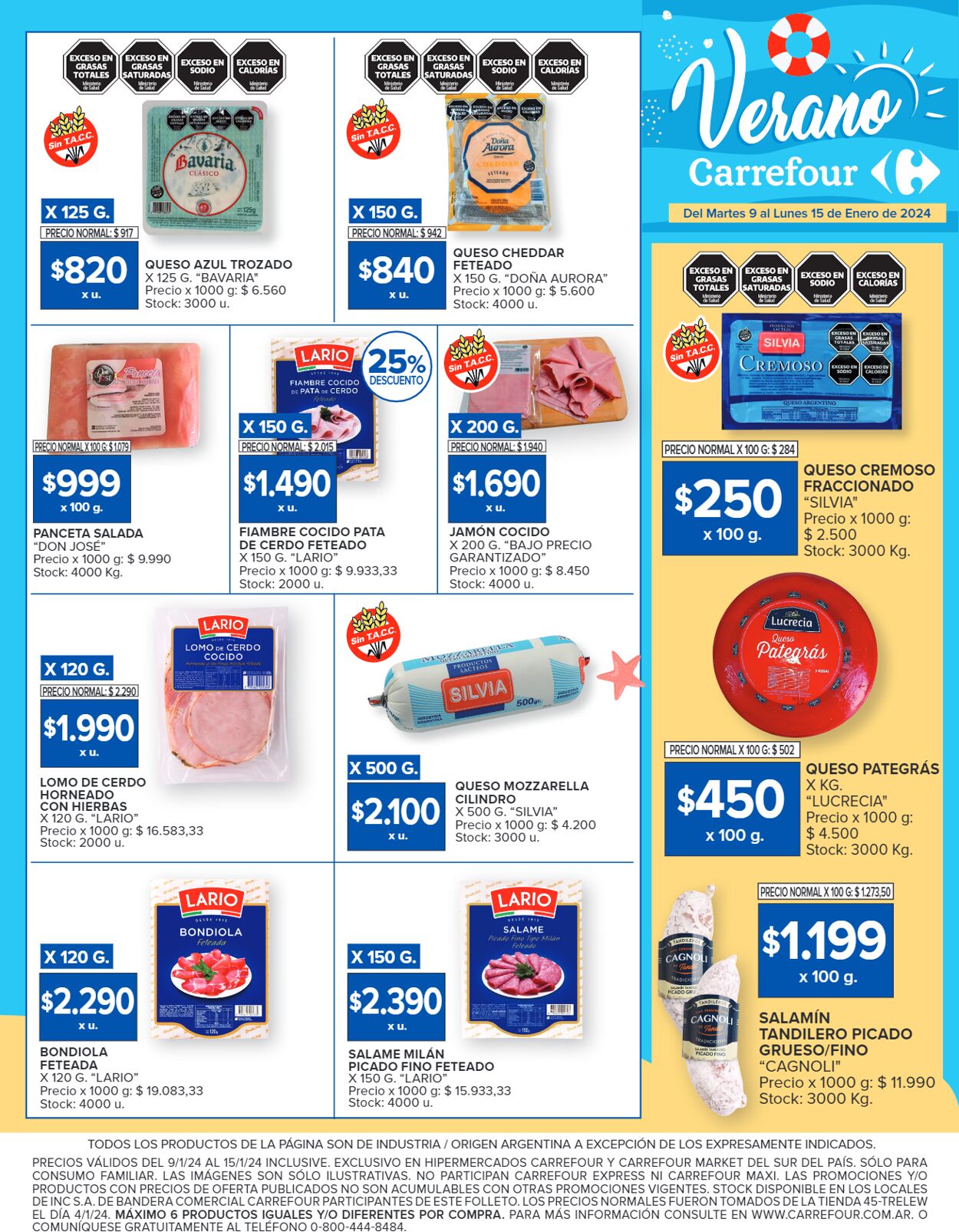 Folleto Carrefour 09.01.2024 - 15.01.2024