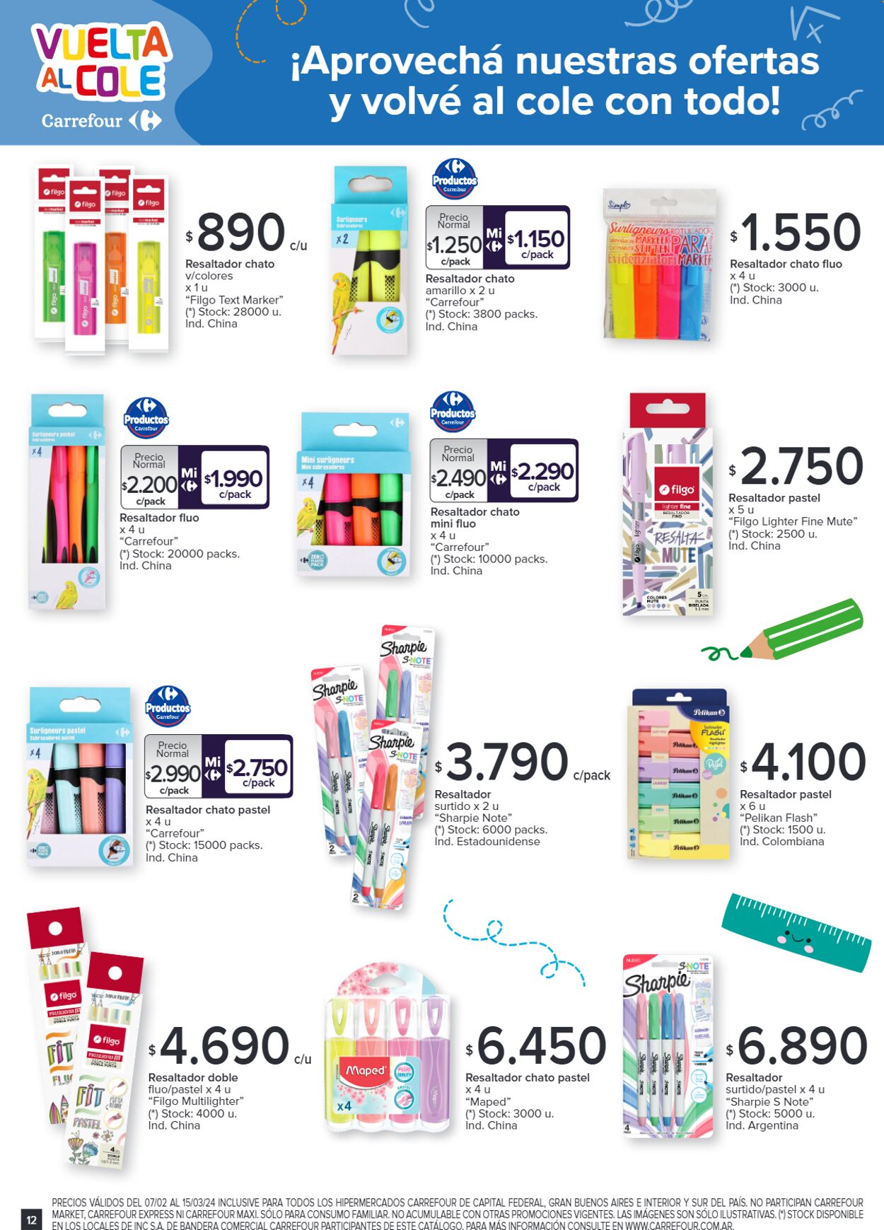 Folleto Carrefour 07.02.2024 - 15.03.2024