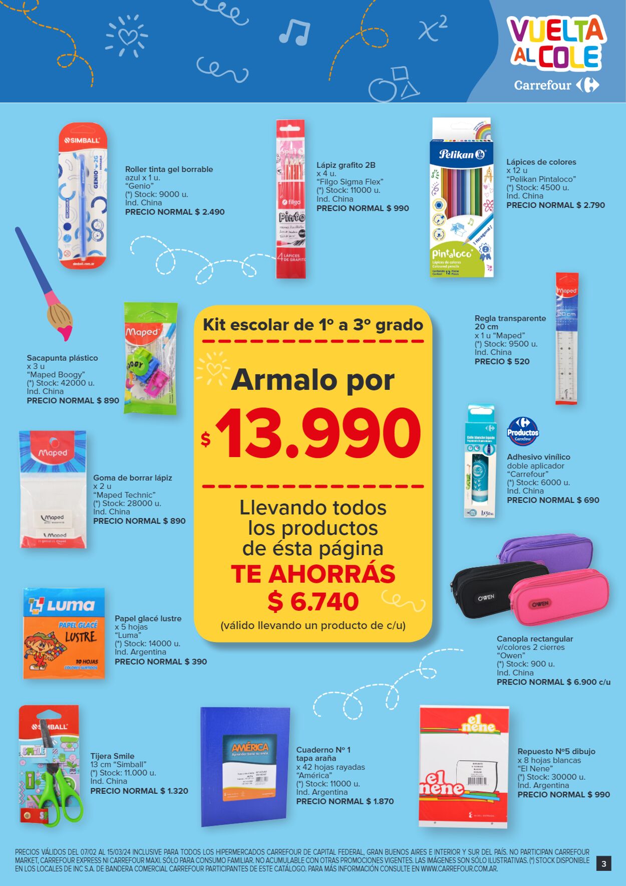 Folleto Carrefour 07.02.2024 - 15.03.2024