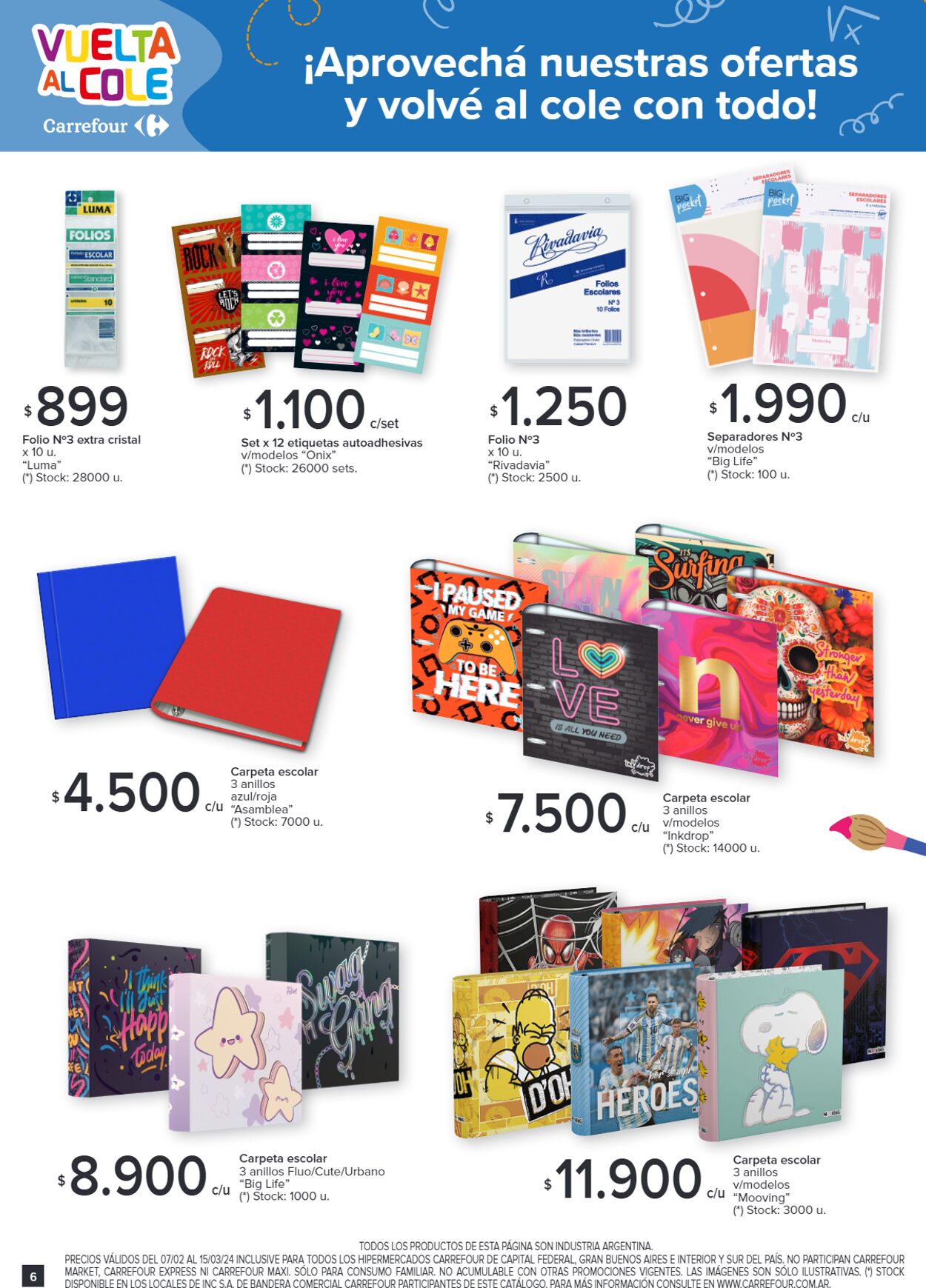 Folleto Carrefour 07.02.2024 - 15.03.2024